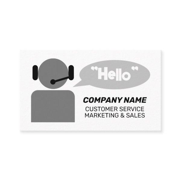 Customer service sales rep telemarketing