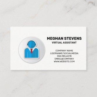 Customer Support Logo | Call Center  Appointment Card