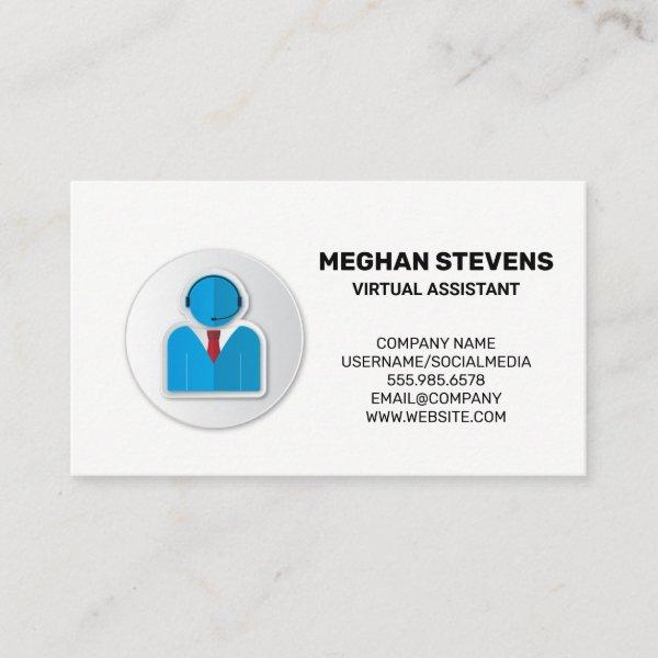 Customer Support Logo | Call Center  Appointment Card