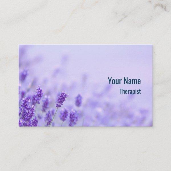 Customizable counselor therapist lavender