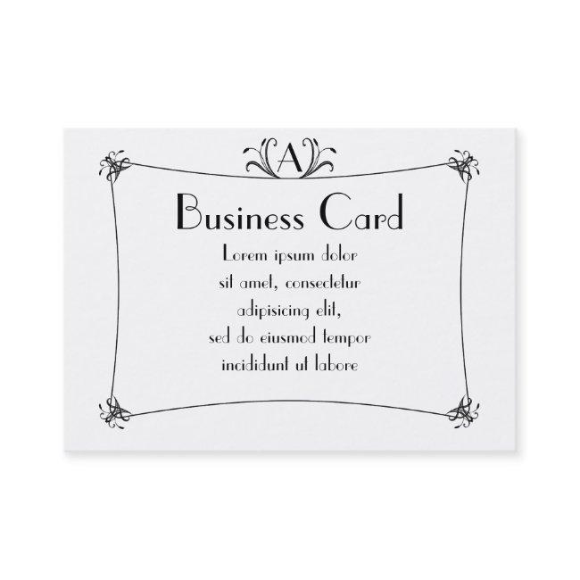 Customizable Elegant Border With Monogram