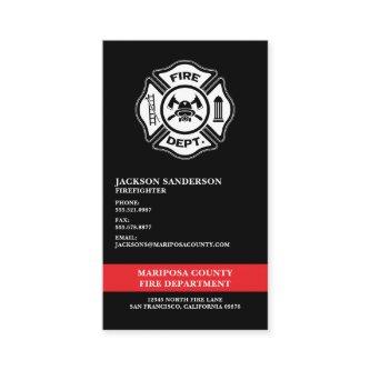 Customizable Fire Department Logo Firefighter