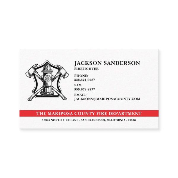 Customizable Firefighter Fire Department Logo