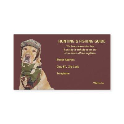 Customizable Hunting/Fishing Guide