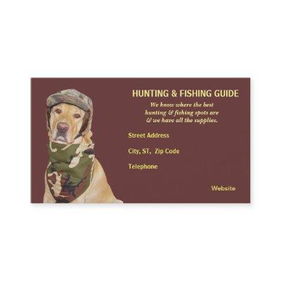 Customizable Hunting/Fishing Guide