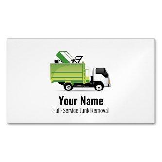 Customizable junk waste removal company  magnet