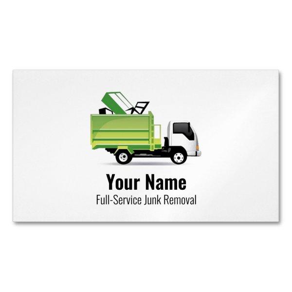Customizable junk waste removal company  magnet