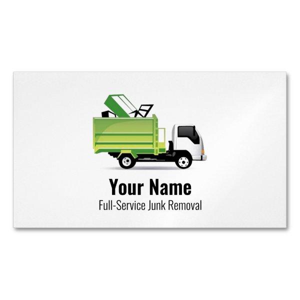 Customizable junk waste removal company  magnet