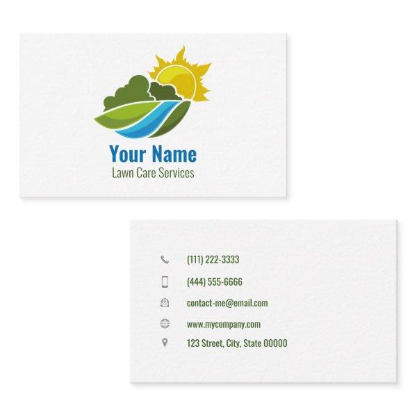 Customizable lawn care landscape