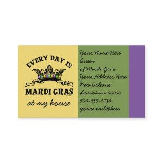 Customizable Mardi Gras