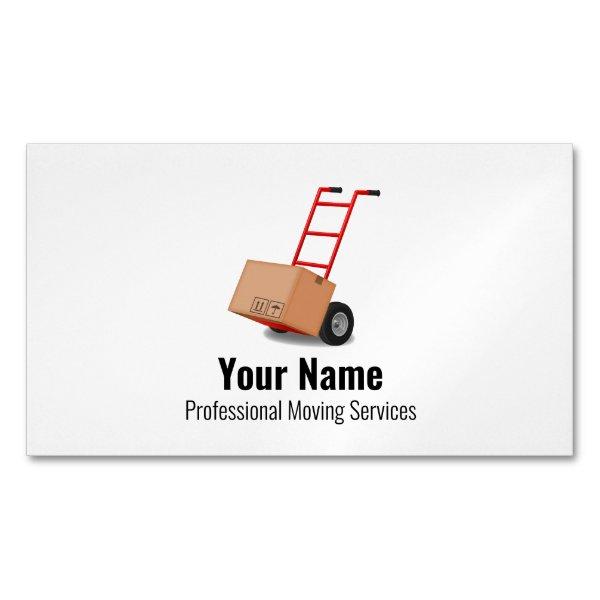 Customizable moving services cart  magnet