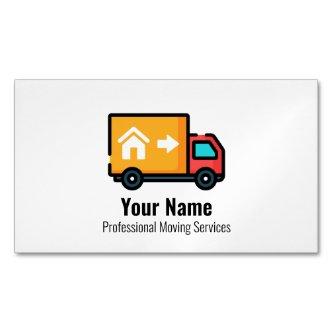 Customizable moving services truck  magnet