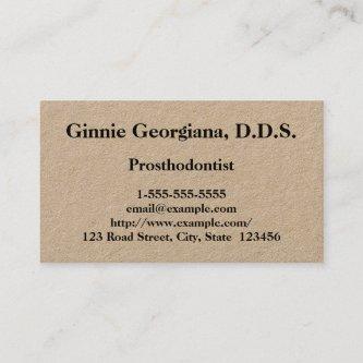 Customizable Prosthodontist