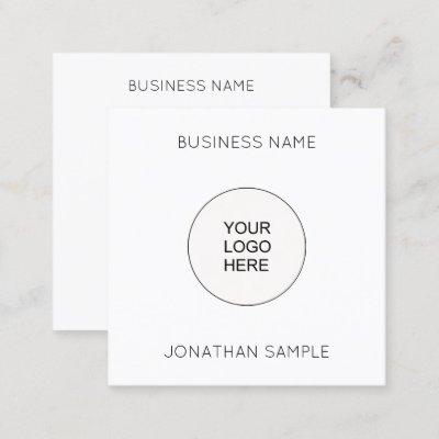Customizable Template Upload Your Company Logo Square