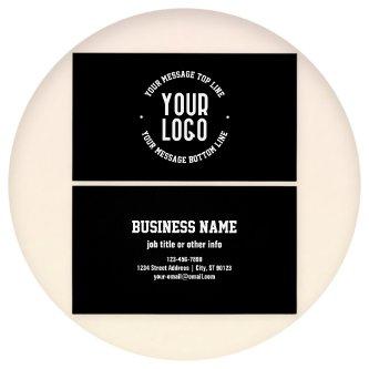 Customizable Text & Your Uploaded Logo or Image