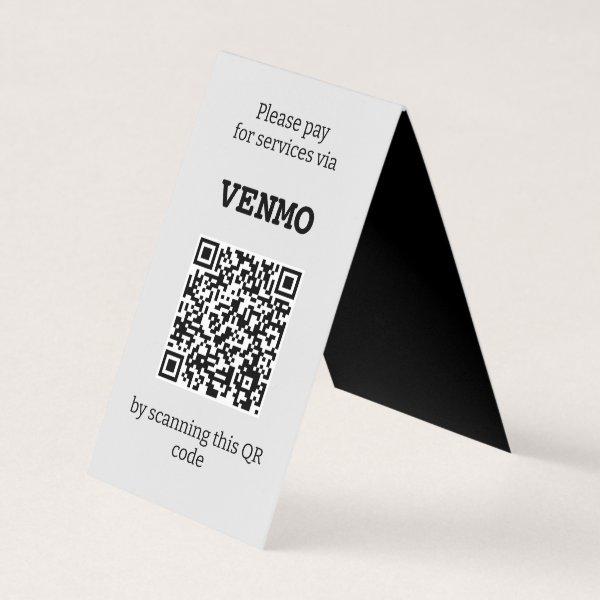 Customizable Three QR code Two Sided Folded