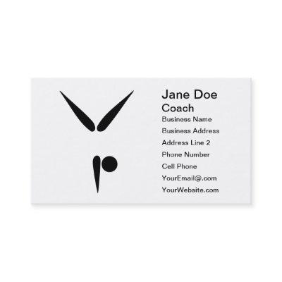 Customizable Tumbling Gymnastics Coach Gymnasts