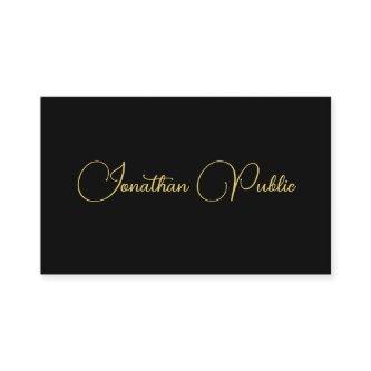 Customizable Typography Script Black Template