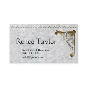 Customize both sides Granite Paper & Gold Bracket