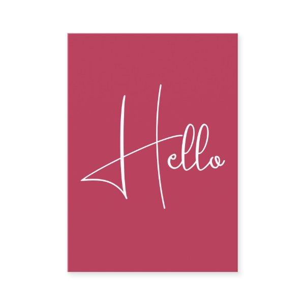 Customize Elegant Modern Vertical Template Hello