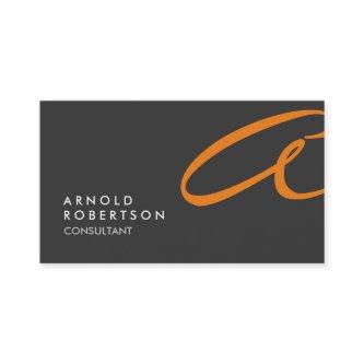 Customize Monogram Plain Gray Trendy