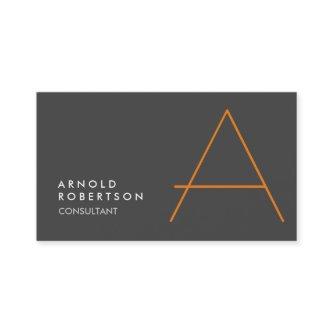 Customize Monogram Plain Gray Trendy
