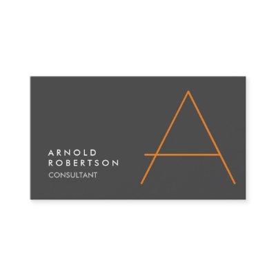 Customize Monogram Plain Gray Trendy