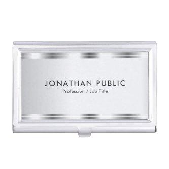 Customize Silver Look Glamorous Elegant Template  Case