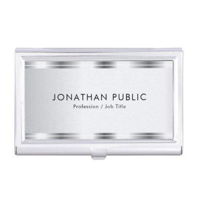 Customize Silver Look Glamorous Elegant Template  Case