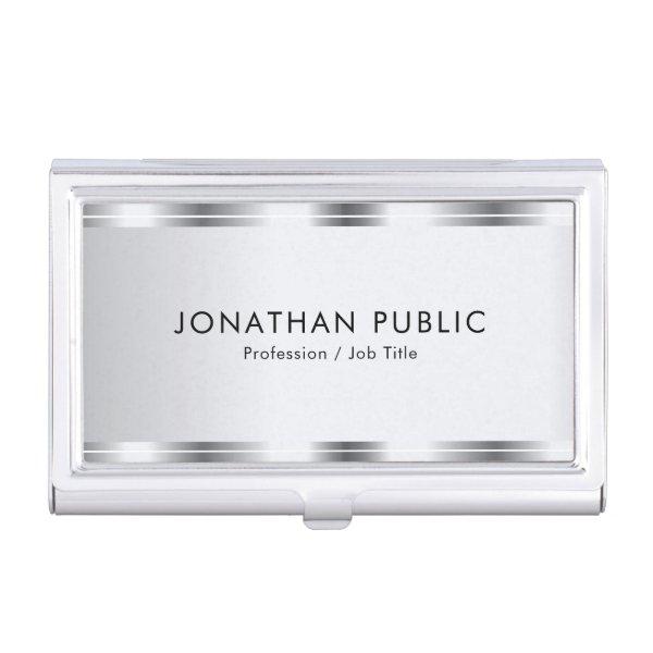 Customize Silver Look Glamorous Elegant Template  Case