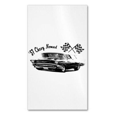Customized 57 Chevy Nomad Hot Rod  Magnet