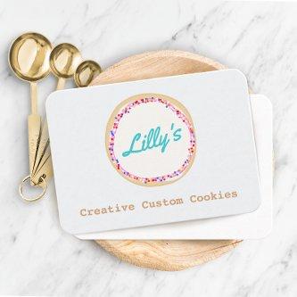 Customized Bakery Personalized Cookie Logo Square