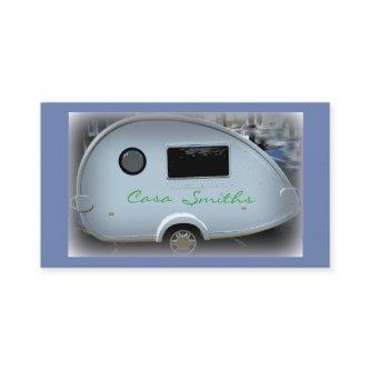 Customized teardrop Vintage camper