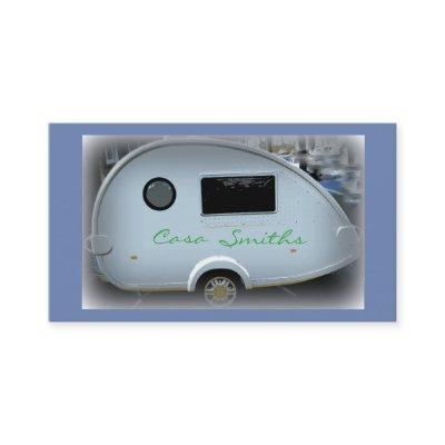 Customized teardrop Vintage camper