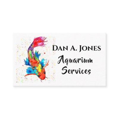 Cute and Colorful Koi Fish Aquarium