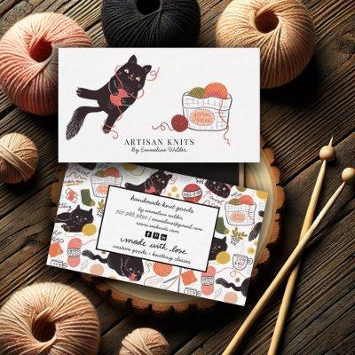 Cute Artisan Knit Goods And Knitting Instruction