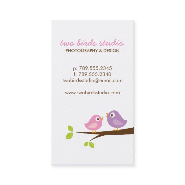 Cute Birds on a Branch