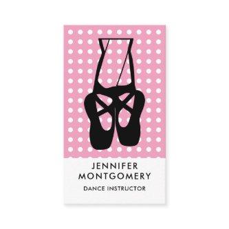 Cute Black Ballet Slippers En Pointe