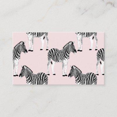 Cute Black & White Zebra Animal Pink Design