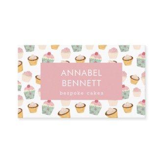Cute Boho Cupcake Pattern QR code