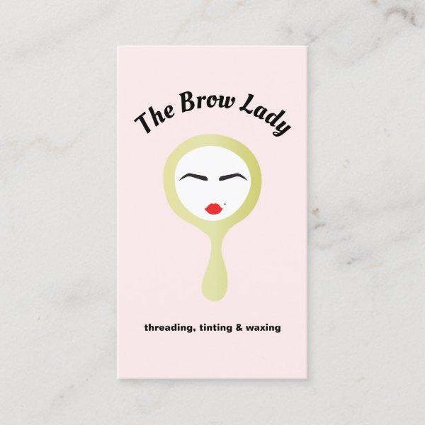 Cute  Brow Tinting, Threading and Waxing Pink