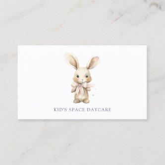 Cute Bunny Rabbit Daycare Childcare