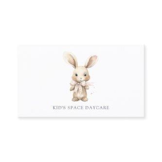 Cute Bunny Rabbit Daycare Childcare