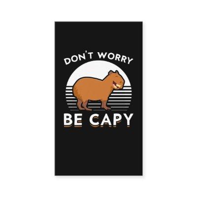Cute Capybara Funny Zoo Animal