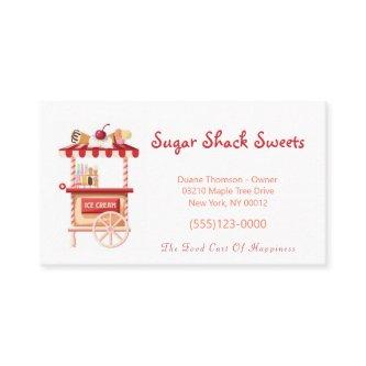 Cute Cartoon Sweets Ice Cream Food Truck Business