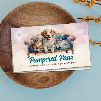 Cute Cat and dog Pet sitter