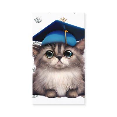 Cute Cat Graduation Day is a significant milestone