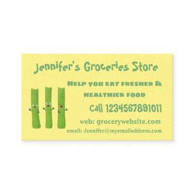 Cute celery sticks trio cartoon vegetables