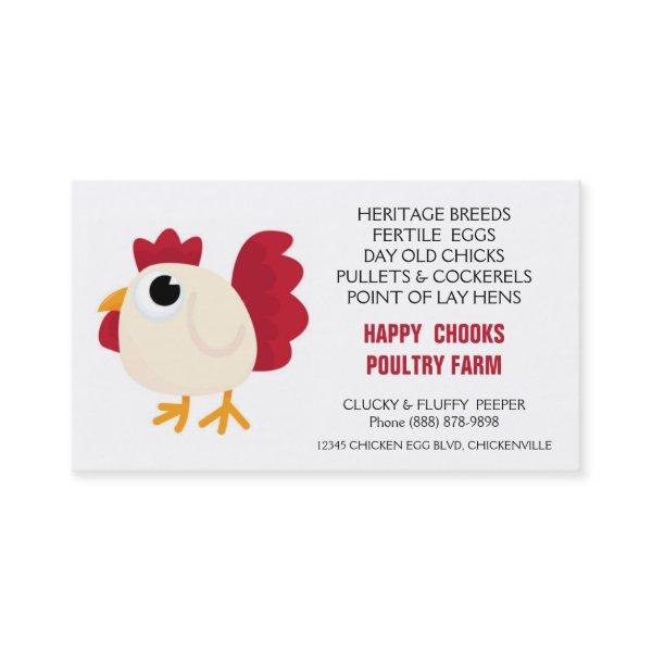 Cute Chicken Doodle Egg Farm