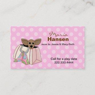 Cute Chihuahua in a Purse Mommy Card